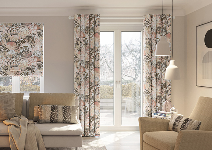 Maggie, Blush - Made to Measure Curtains - Image 3